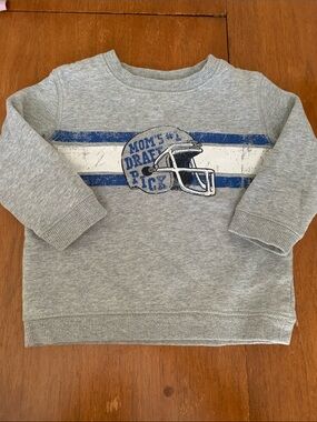 🍊5/$25 Circo Gray Sweatshirt with Blue & White Football Helmet Graphic